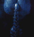 H R Giger 1993 LAMP colored polyester, rubber 80x40x20cm No WA73a