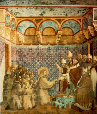 Giotto Legend of St Francis [07] Confirmation of the Rule