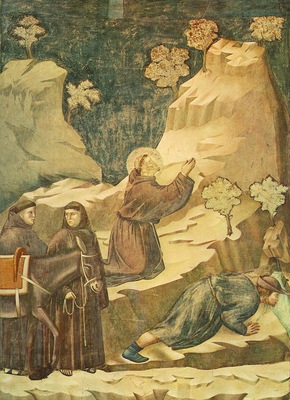 Giotto Legend of St Francis [14] Miracle of the Spring