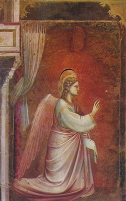 Giotto Scrovegni [14] The Angel Gabriel Sent by God