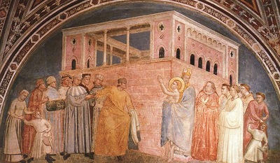 Giotto Life of Saint Francis [02] Renunciation of Wordly Goods