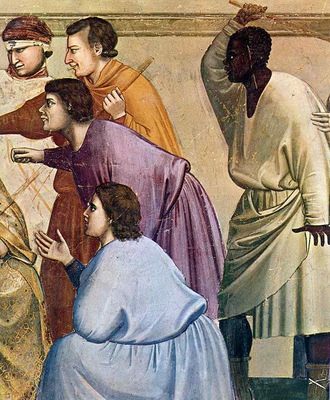 Giotto Scenes from the Life of Christ  17  Flagellation Det