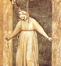 Giotto The Seven Vices Desperation, 1306, 120x60 cm, Arena