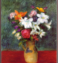 Glackens LiliesAndOtherFlowersInAVase sj