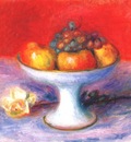 glackens fruit and a white rose c1930s