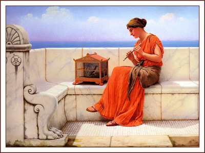 bs ahp John William Godward Song Without Words