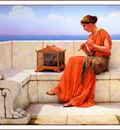 bs ahp John William Godward Song Without Words