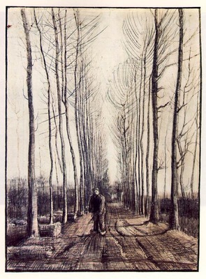 van Gogh Lane with Poplar Trees, early 1884, 54x39 cm, Rijks