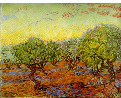 van Gogh Olivlund, 1889, 74x93 cm, F 586, JH 1854, Goteborgs