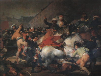 Goya The Second of May 1808, 1814, oil on canvas, Museo del