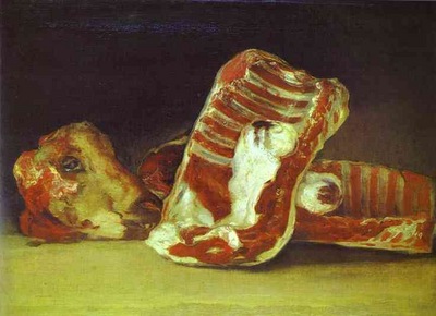 Still Life with Sheeps Head