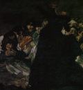 goya the great he goat or witches sabbath, ca 1821 23, det