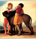 bs ahp Goya Boys With Mastiff