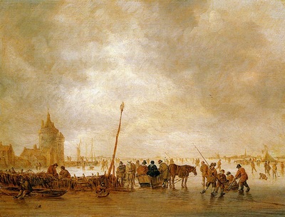 Goyen van Jan Ice view with beacon Sun