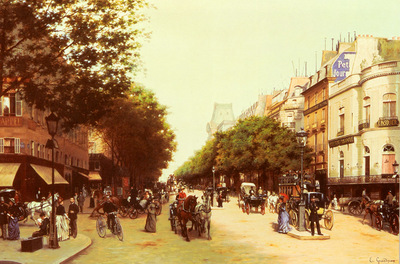 Grandjean Edmond Le Boulevard Des Italiens