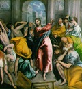 el greco christ driving the traders from the temple 1600,