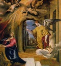 El Greco The annunciation Paint on board 49 x 37 cm Museo