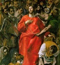 El Greco The spoliation, 1577 1579, 185x173 cm, Sacristy of