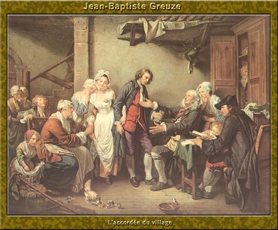 PO Vp S1 33 Jean Baptiste Greuze Laccordee du village