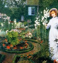 John Atkinson Grimshaw Le jardin du pasteur, la reine des l