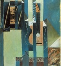 Gris The guitar, 1913, Oil and papier colle on canvas, 61x50