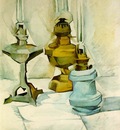 Gris Three lamps, 1910 11, 61 8x47 8 cm, Kunstmuseum Bern