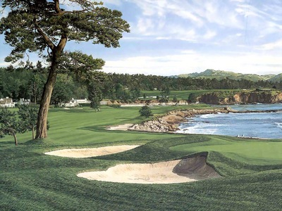 hallowed ground csg007 pebble beach 18thgreen