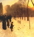 hassam boston common at twilight 1885