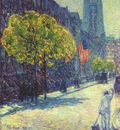 hassam just off the avenue, fifty third street, may