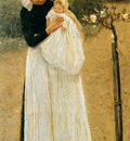 Haverman Hendrik Old maid and child Sun