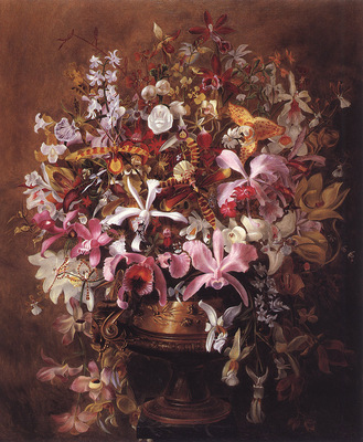 bs William Jacob Hays Bouquet Of Orchids