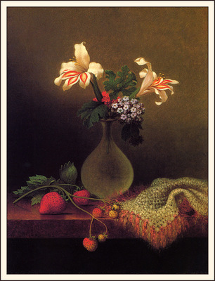 bs flo Martin Johnson Heade Vase Of Corn Lilies And Heliotrope