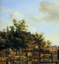 Heyden van der Jan View Oudezijds Voorburgwal Sun