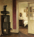 Holsoe Carl An Interior With A Stove