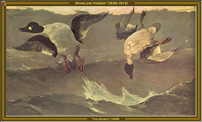 winslow homer the double 1909 po amp