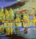 Homer An October Day, 1889, watercolor, Sterling Francine