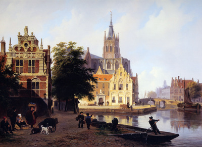 Hove van Bartholomeus City view with canal Sun