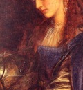 Hughes, Arthur Elaine with the Armor of Lancelot end