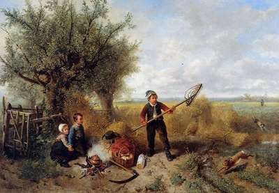 Kate ten Johan Mari Henri The disturbed picknick Sun