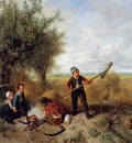 Kate ten Johan Mari Henri The disturbed picknick Sun