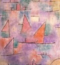 Klee Harbor with Sailboats, 1937, oil on canvas, Musee Natio