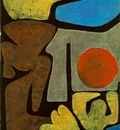 Klee Park of idols, 1939, Watercolor on blackened paper, Col