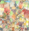 Klee Two country houses, 1918, Collection Dr  Charlotte Weid