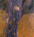 Klimt Portrait of Emilie Floge, 1902, 181x66 5 cm, Historisc