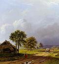Koekkoek Barend C Landscape at Beek Sun