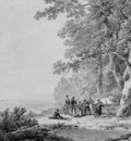 Koekkoek Barend C Landscape with soldiers
