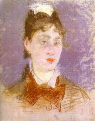 Edouard Manet Jeune fille au col casse, de face