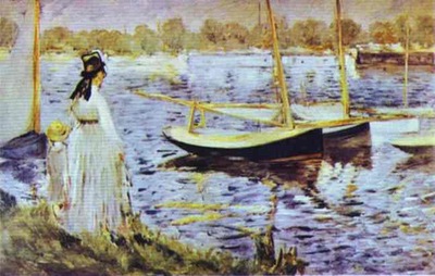 Edouard Manet The Banks of the Seine at Argenteuil