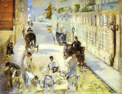 Edouard Manet The Road Menders, Rue de Berne