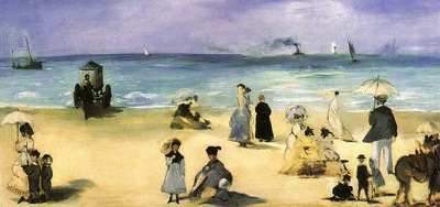 Manet On the Beach at Boulogne, Virginia Museum of Fine Arts